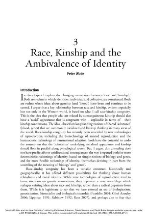 Chapter 3. Race, Kinship and the Ambivalence of Identity