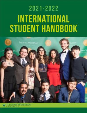 2021-2022 International Student Handbook
