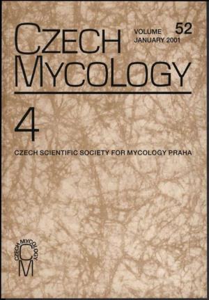CZECH MYCOLOGY Formerly Česká Mykologie Published Quarterly by the Czech Scientific Society for Mycology