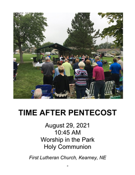 Time After Pentecost