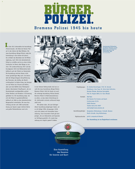 Bremens Polizei 1945 Bis Heute
