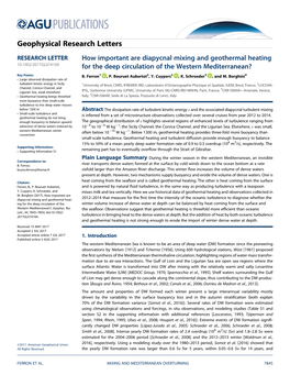 How Important Are Diapycnal Mixing and Geothermal Heating for the Deep Circulation of the Western Mediterranean?