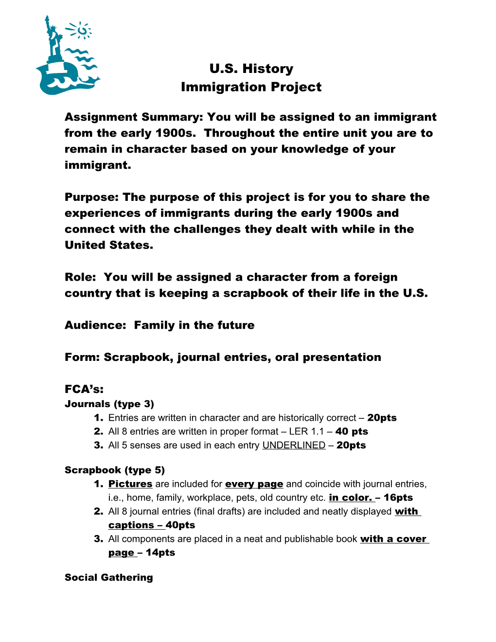 Immigration Project