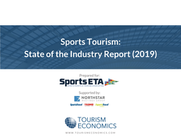 Sports Tourism: State of the Industry Report (2019)