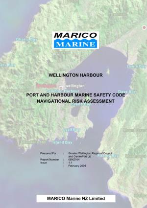 MARICO Marine NZ Limited WELLINGTON HARBOUR PORT