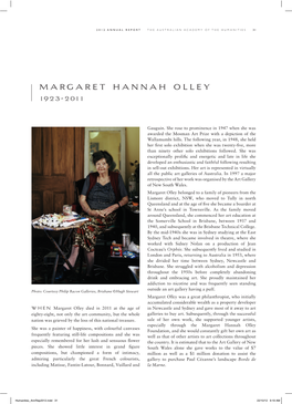 Margaret Hannah Olley