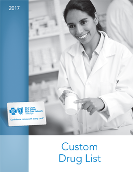 Customer Drug List Formulary