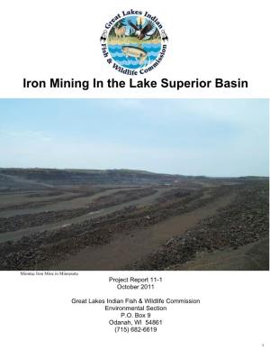 Iron Mining in the Lake Superior Basin