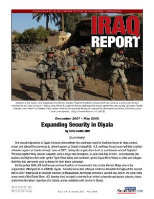 Expanding Security in Diyala