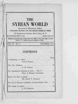 Syrian World Salloum A