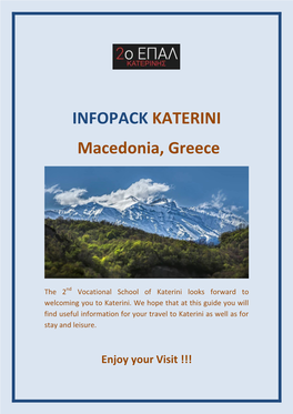 INFOPACK KATERINI Macedonia, Greece