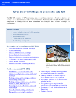 TCP on Energy in Buildings and Communities (EBC TCP)
