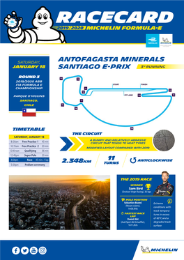 Antofagasta Minerals Santiago E-Prix