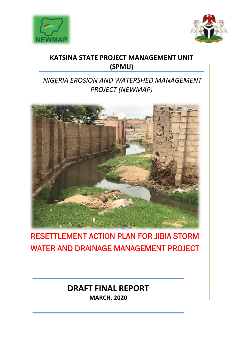 Resettlement Action Plan for Jibia Storm Water and Drainage Management Project