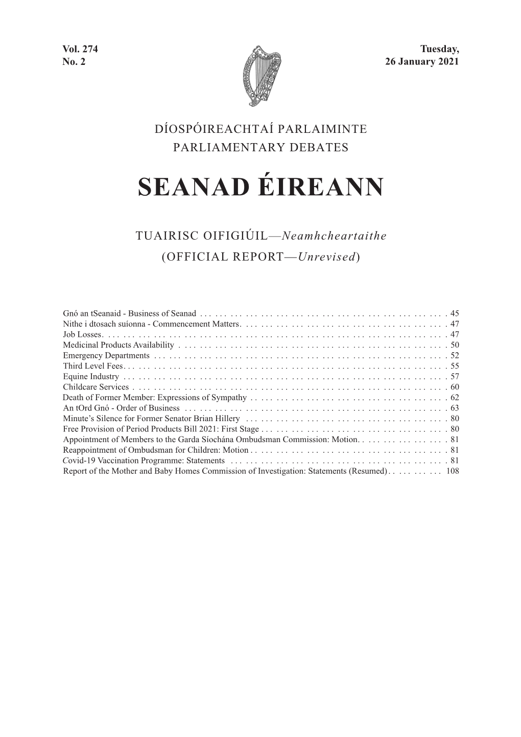 Seanad Éireann