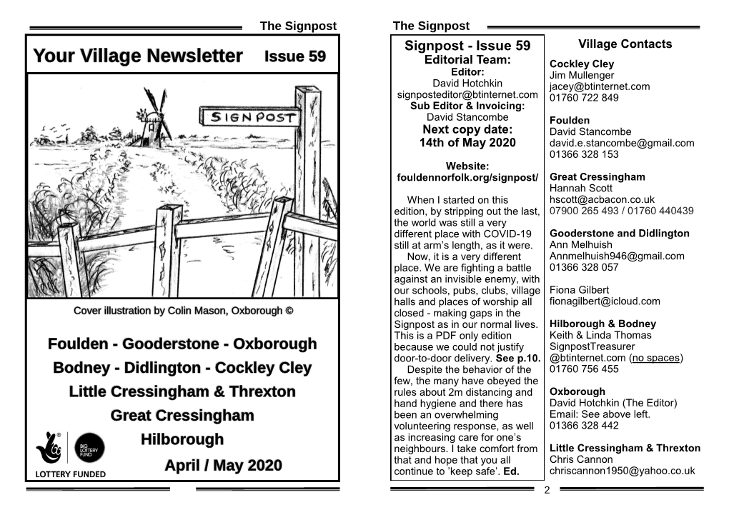 Signpost, Issue 59 – Apr/May 2020