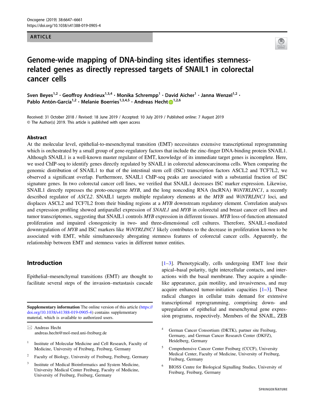 Genome-Wide Mapping of DNA-Binding Sites Identifies