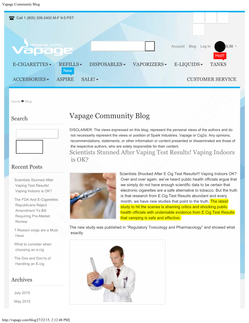 Vapage Community Blog