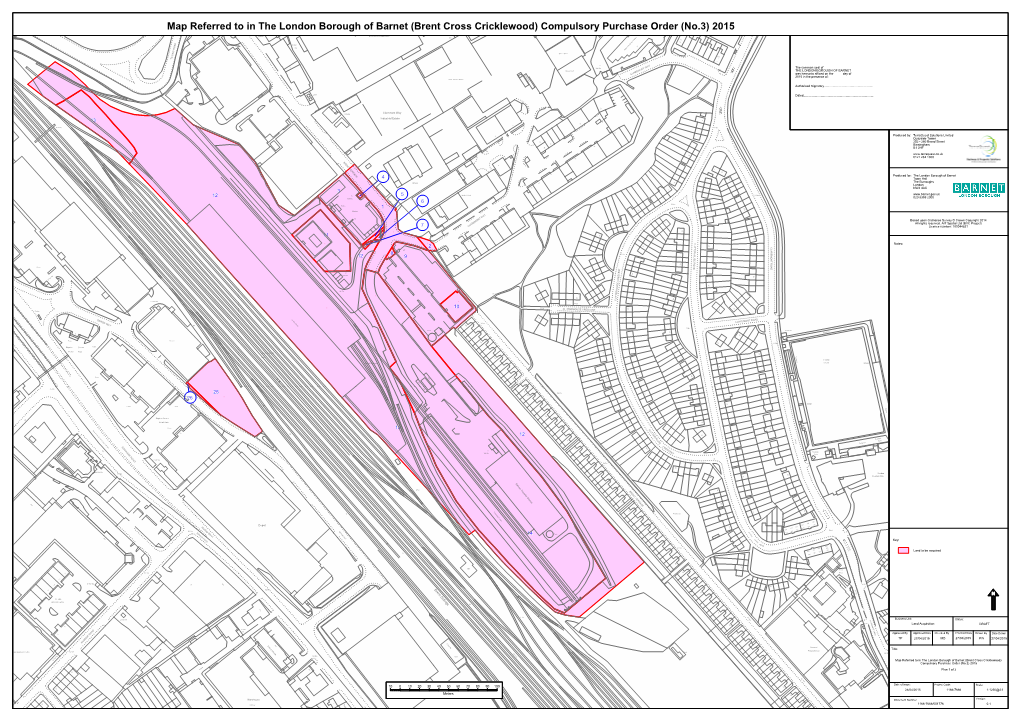 (Brent Cross Cricklewood) Compulsory Purchase Order (No.3) 2015 167 27 El Sub Works Brent South Shopping Park 100