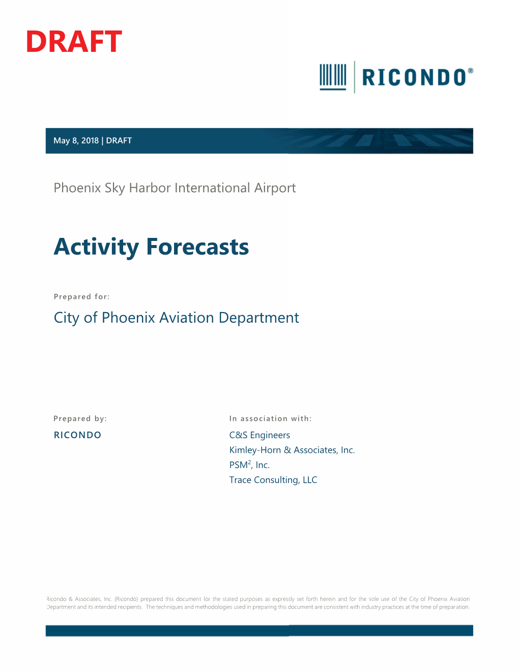 Activity Forecasts