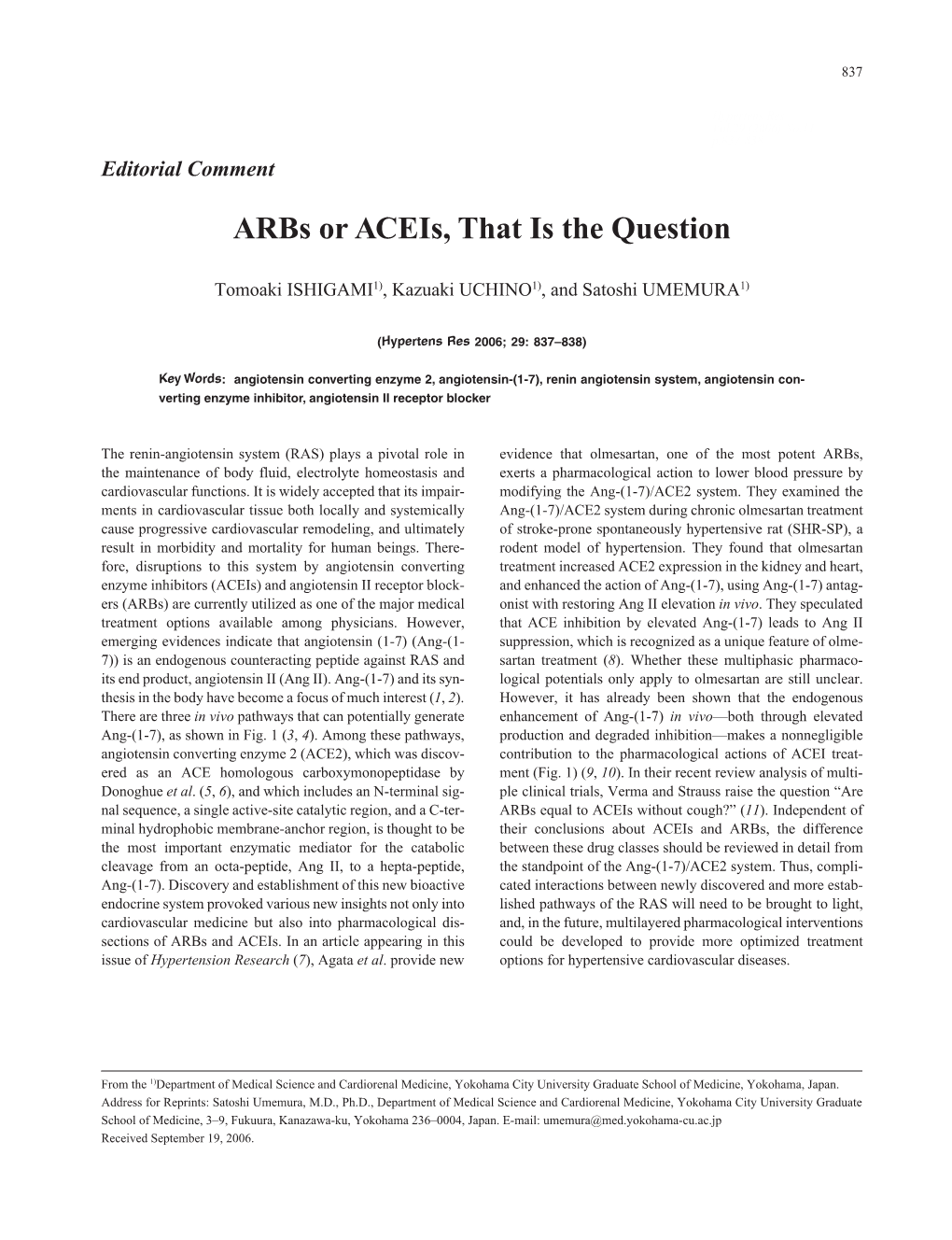 Arbs Or Aceis, That Is the Question