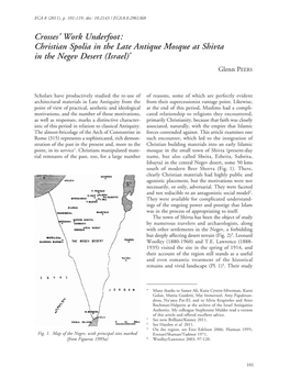Christian Spolia in the Late Antique Mosque at Shivta in the Negev Desert (Israel) *