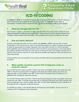 Icd-10 Coding