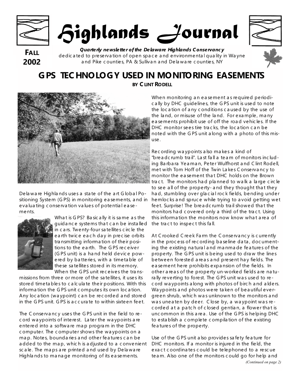 2002 Newsletter November