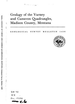 Geology of the Varney and Gameron Quadrangles, Madison County