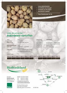 Biobördeland-Kartoffeln