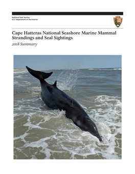 Cape Hatteras National Seashore Marine Mammal Stranding And