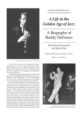A Life in the Golden Age of Jazz