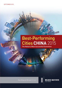 Best-Performing Citieschina 2015