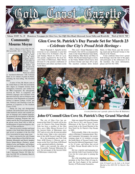 Glen Cove St. Patrick's Day Parade Set for March 23