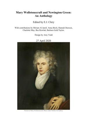 Mary Wollstonecraft and Newington Green: an Anthology