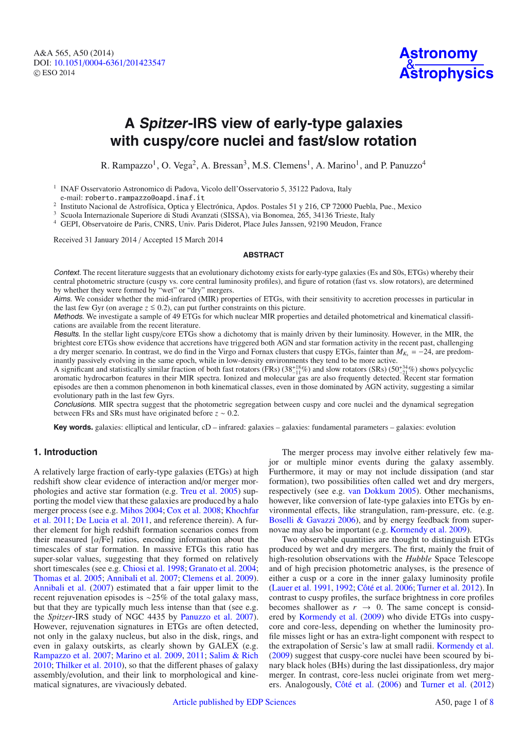 A Spitzer-IRS View of Early-Type Galaxies with Cuspy/Core Nuclei and Fast/Slow Rotation