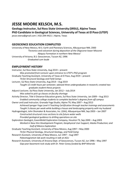 Jesse Moore Kelsch, M.S