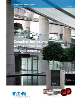 Complete Fire Systems for the Protection of Life and Property