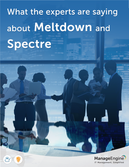 What the Experts Are Saying About Meltdown and Spectre