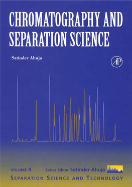 Chromatography and Separation Science 2003 – Ahuja