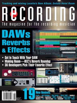 Recording Magazine 2019 28 RECORDING August 2019 ©2019 Music Maker Publications, Inc