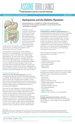 Gastroparesis and the Diabetes Population