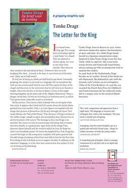 Tonke Dragt the Letter for the King