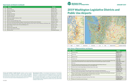 2018 Washington Legislative Districts and Public Use Airports