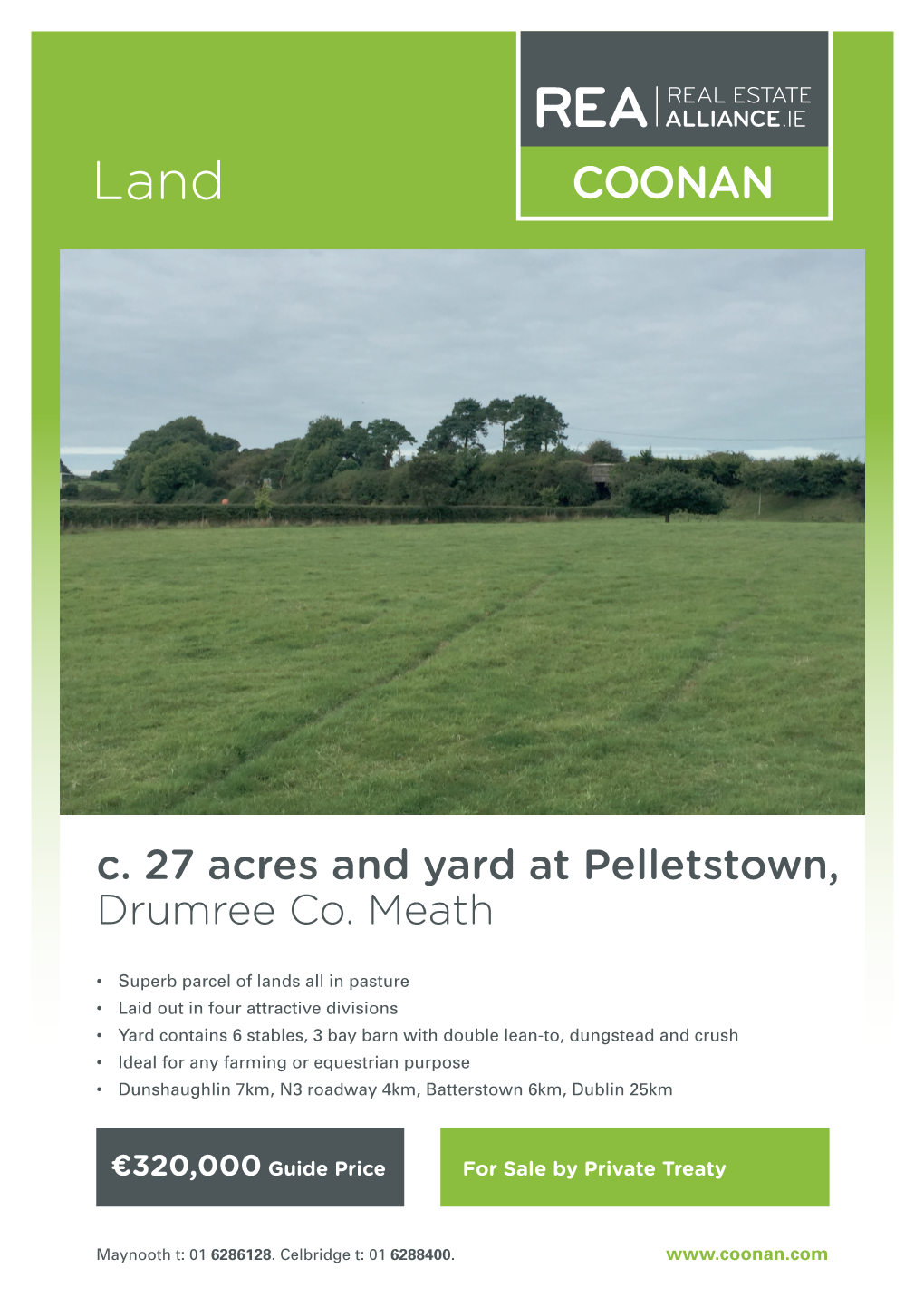 C. 27 Acres and Yard at Pelletstown, Drumree Co. Meath