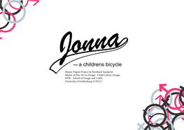 A Childrens Bicycle a CCD Masters Degree Project