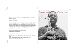 Arthur Blythe Quintet