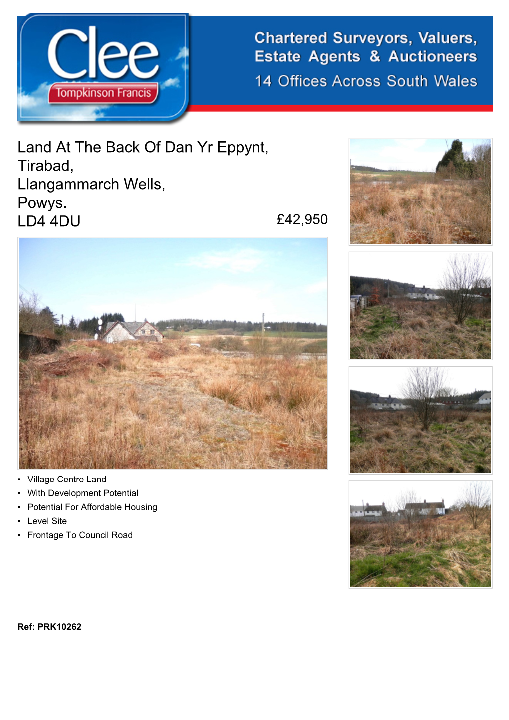 Land at the Back of Dan Yr Eppynt, Tirabad, Llangammarch Wells, Powys