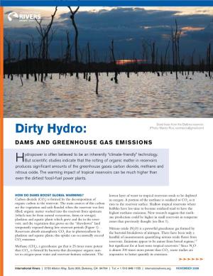 Dirty Hydro: (Photo: Marcio Ruiz, Ruizmarcio@Gmail.Com) Dams and Greenhouse Gas Emissions