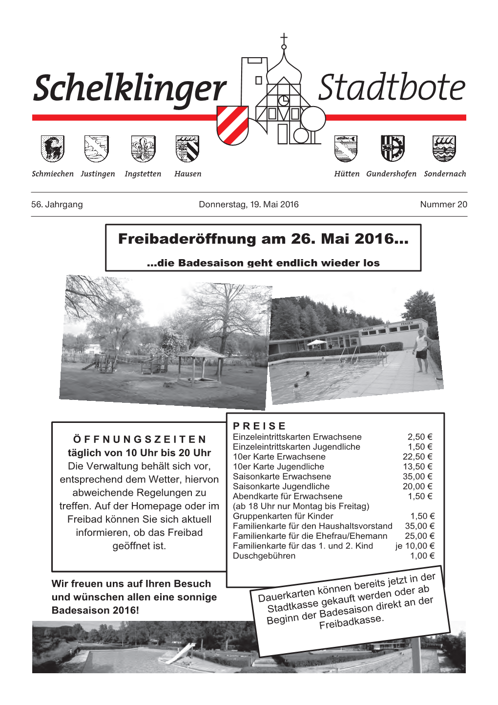 Freibaderöffnung Am 26. Mai 2016…